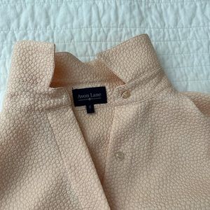 Adele Crepe Blouse - Avon Lane by Tuckernuck - Size S - Color: Blush